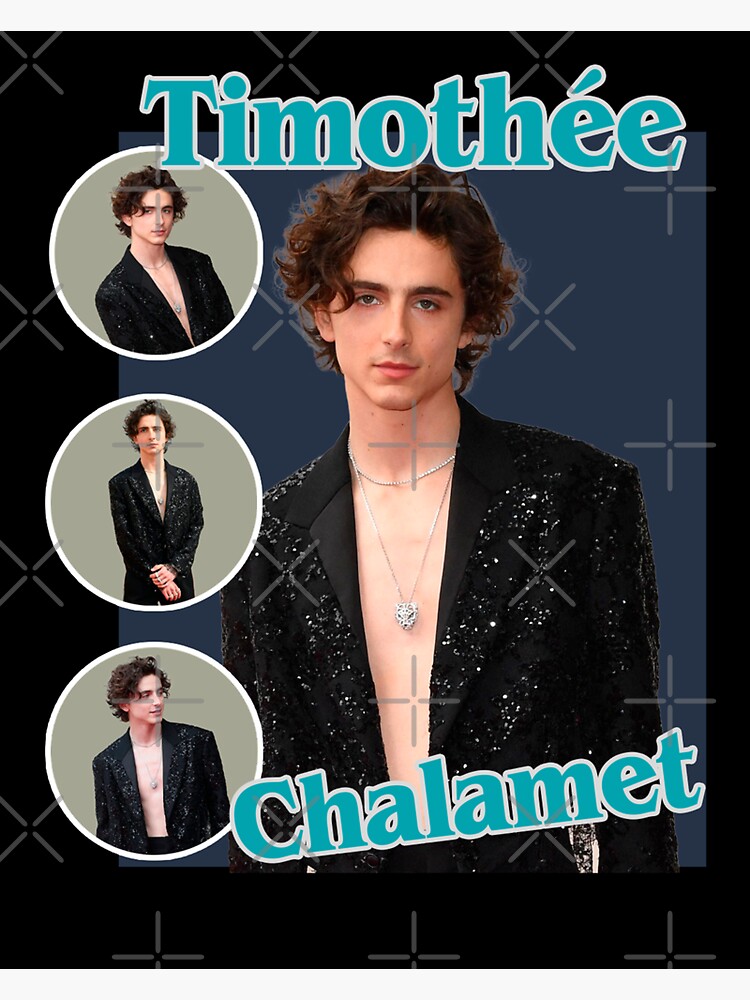 Timothée Chalamet Oscars 2022 Headline Sticker for Sale by tartefilm