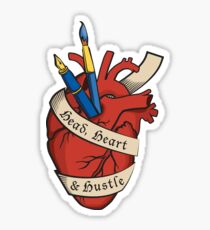 Head, Heart & Hustle Sticker