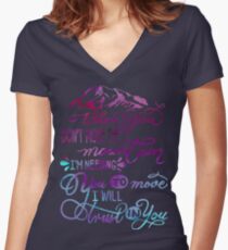 Trust in you - Lauren Daigle - trust God faith Christian Women's Fitted V-Neck T-Shirt