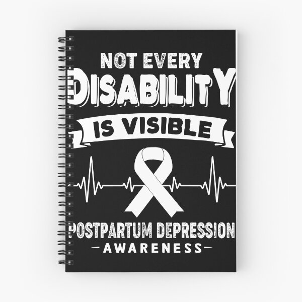 Item preview, Postpartum Depression Awareness - Not Every Disability Is Visible designed and sold by RidnerStore.