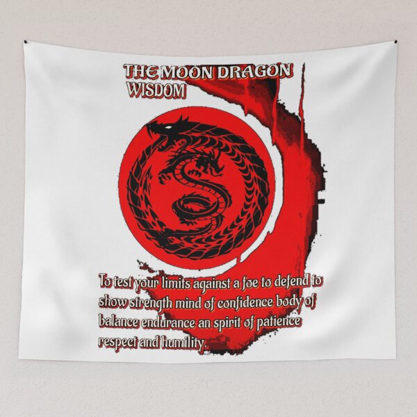 Item preview, THE MOON DRAGON WISDOM - UNIQUE GRAPHIC QUOTE DESIGN  designed and sold by RJ-LORD.