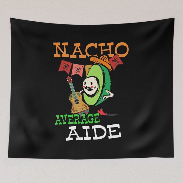 Item preview, Funny Avocado Sombrero Fiesta Tee Nacho Average Aide design designed and sold by Merchking1.