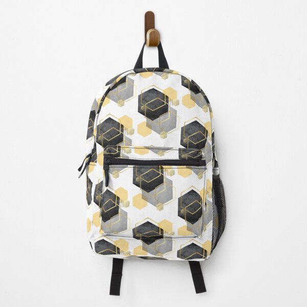 Item preview, Black Yellow Gold Geometric designed and sold by UrbanEpiphany.