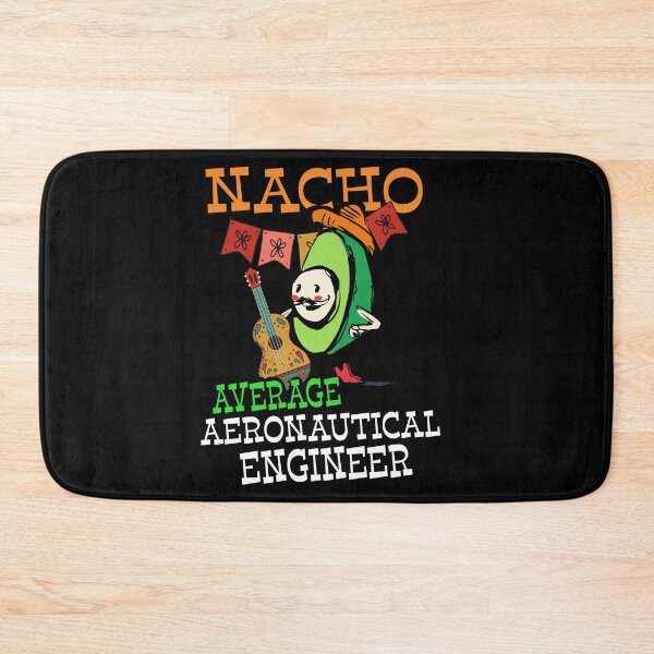Item preview, Funny Avocado Sombrero Nacho Average Aeronautical Engineer design designed and sold by Merchking1.