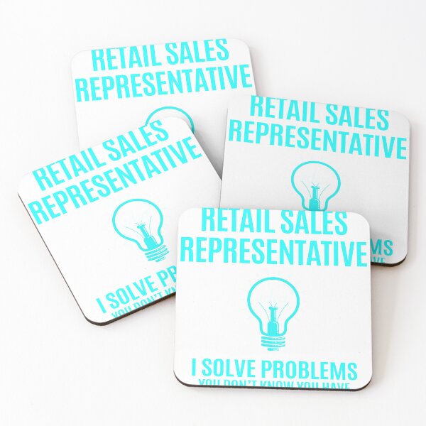 Item preview, Retail Sales Representative - I Solve Problems Job Gift designed and sold by melissaval2.