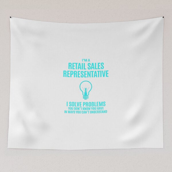 Item preview, Retail Sales Representative - I Solve Problems Job Gift designed and sold by melissaval2.