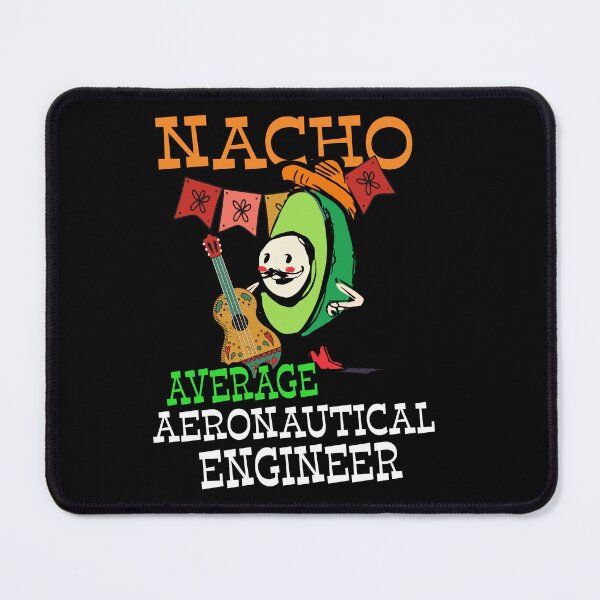 Item preview, Funny Avocado Sombrero Nacho Average Aeronautical Engineer design designed and sold by Merchking1.