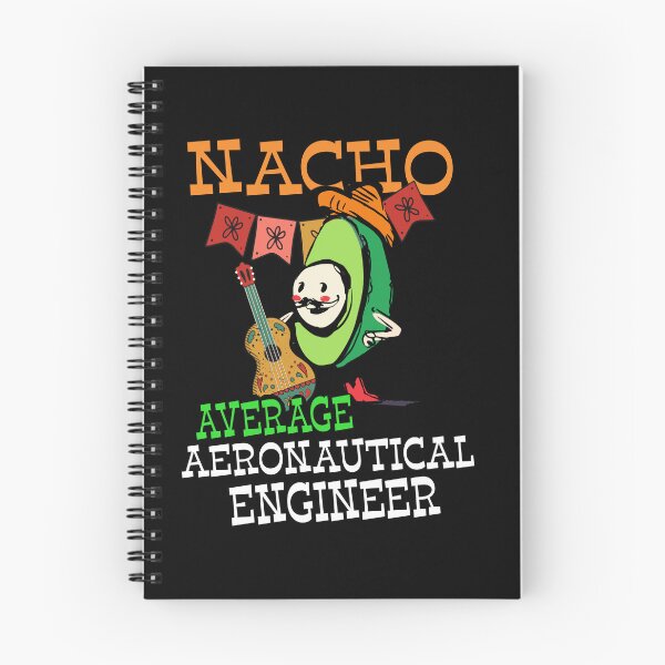 Item preview, Funny Avocado Sombrero Nacho Average Aeronautical Engineer design designed and sold by Merchking1.