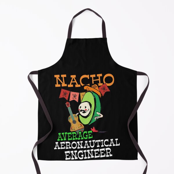 Item preview, Funny Avocado Sombrero Nacho Average Aeronautical Engineer design designed and sold by Merchking1.
