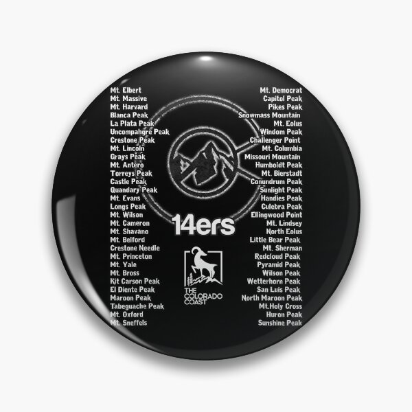 Item preview, Colorado 14ers, Fourteeners Checklist of the Rocky Mountains designed and sold by LakinoMasino.