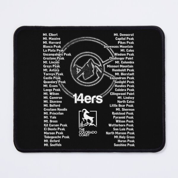Item preview, Colorado 14ers, Fourteeners Checklist of the Rocky Mountains designed and sold by LakinoMasino.