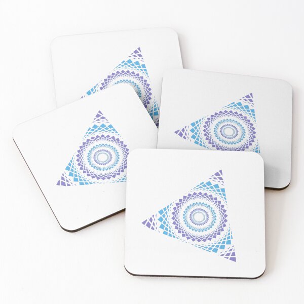 Item preview, Purple, blue, and white triangle designed and sold by BJG1966.