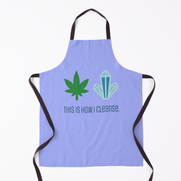 Item preview, This Is How I Cleanse Funny Weed Leaf and Blue Energy Crystal 420/Weed/Cannabis/Pot/Marijuana Design For Hippies/Witches/Pagans designed and sold by SteamParliament.
