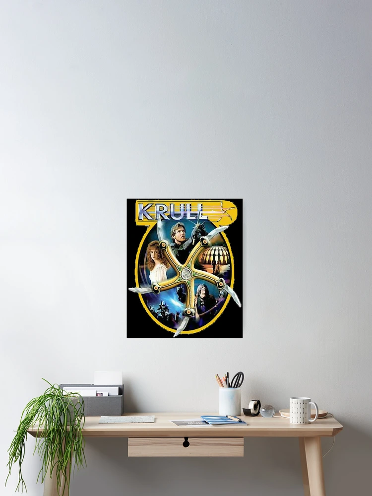 T-shirt Homme Krull Retro Movie Poster - Noir - Coton - Tailles S à 5XL - Neuf Avec étiquettes