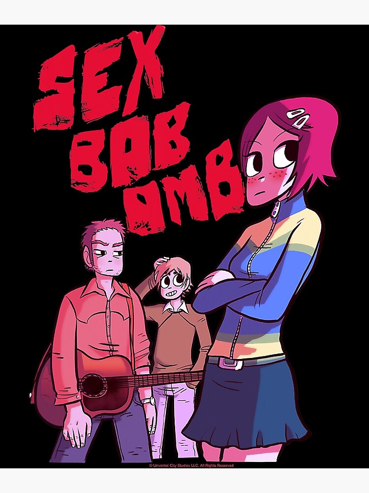 Scott Pilgrim Vs The World Sex Bob Omb Band Poster By Lakinomasino