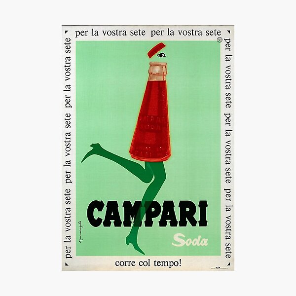 Item preview, Campari - Print Poster designed and sold by mariawoodi.