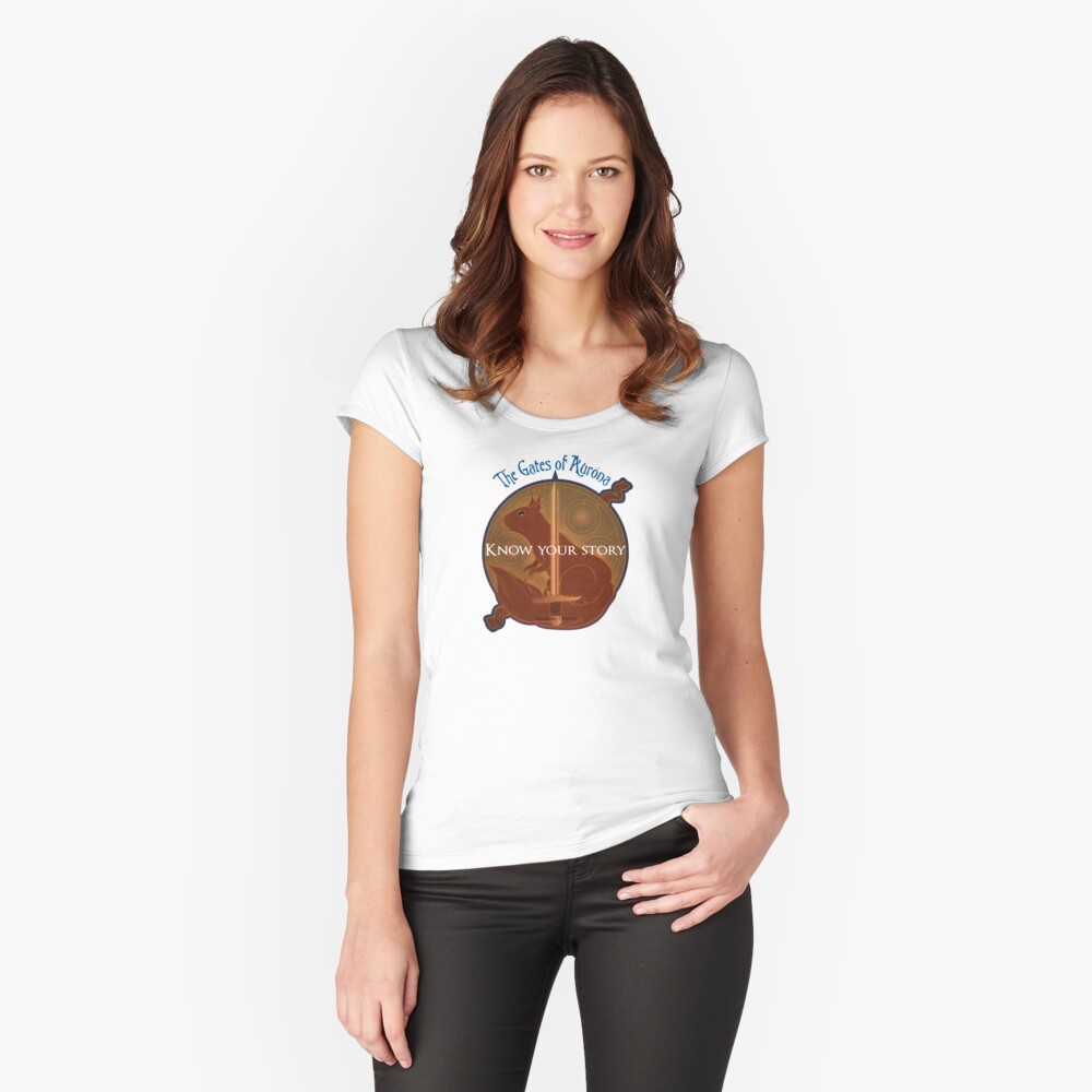 Item preview, Fitted Scoop T-Shirt designed and sold by TonyaMacalino.