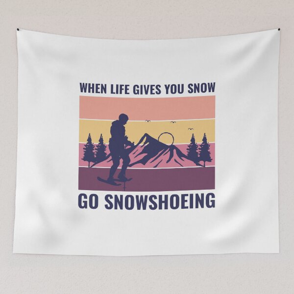 Item preview, Snowshoe Running Hiking Winter Snowshoeing Snow designed and sold by TastefulTees.