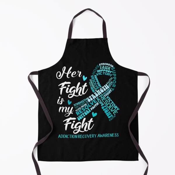 Item preview, Addiction Recovery Warrior, Her Fight is my Fight Addiction Recovery Awareness designed and sold by Greggwillard.