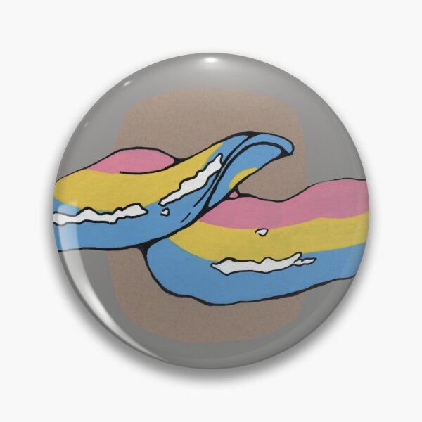 Item preview, Pansexual pride mushroom  designed and sold by ObsidianNiight.