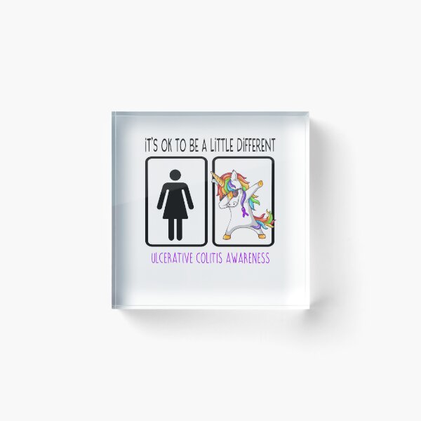 Item preview, Ulcerative Colitis Awareness - It's Ok To Be A Little Different designed and sold by ArangoaStore.