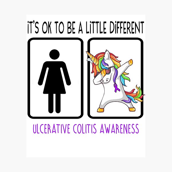 Item preview, Ulcerative Colitis Awareness - It's Ok To Be A Little Different designed and sold by ArangoaStore.