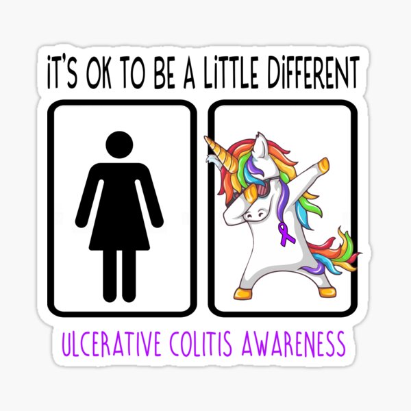 Item preview, Ulcerative Colitis Awareness - It's Ok To Be A Little Different designed and sold by ArangoaStore.