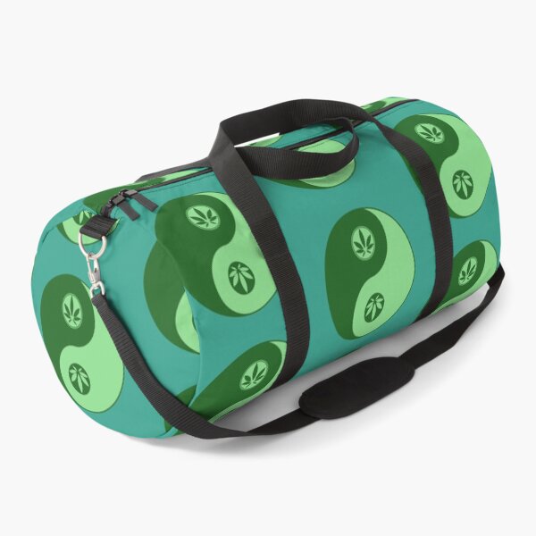 Item preview, Green Yin Yang Funny Weed Leaf 420/Weed/Cannabis/Pot/Marijuana Design For Hippies/Witches/Pagans designed and sold by SteamParliament.