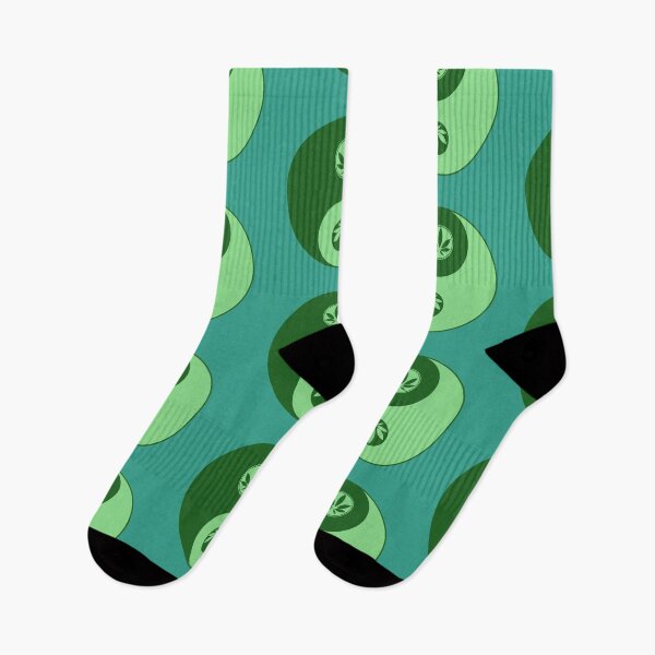 Item preview, Green Yin Yang Funny Weed Leaf 420/Weed/Cannabis/Pot/Marijuana Design For Hippies/Witches/Pagans designed and sold by SteamParliament.