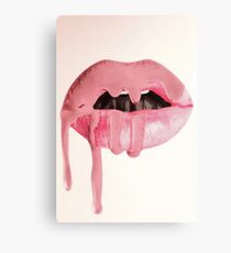 Kylie Jenner Lip Aesthetic Canvas Print