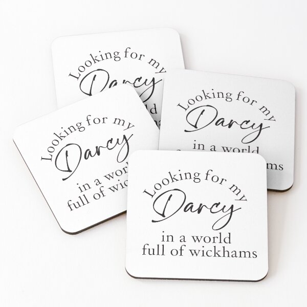 Item preview, Jane Austen Pride and Prejudice- Looking for my Darcy in a world full of wickhams designed and sold by Loveofbookshop.
