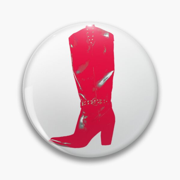 Item preview, Leather High-Heeled Boot - Red designed and sold by WigsByViv.