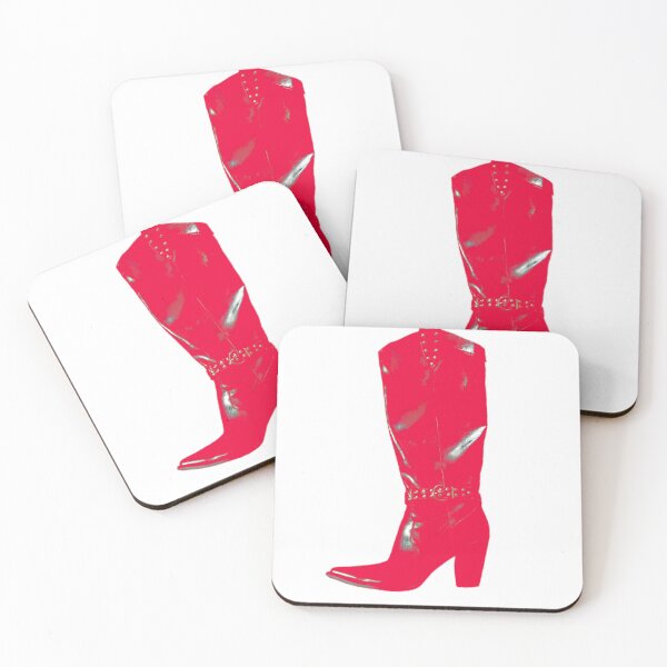 Item preview, Leather High-Heeled Boot - Red designed and sold by WigsByViv.