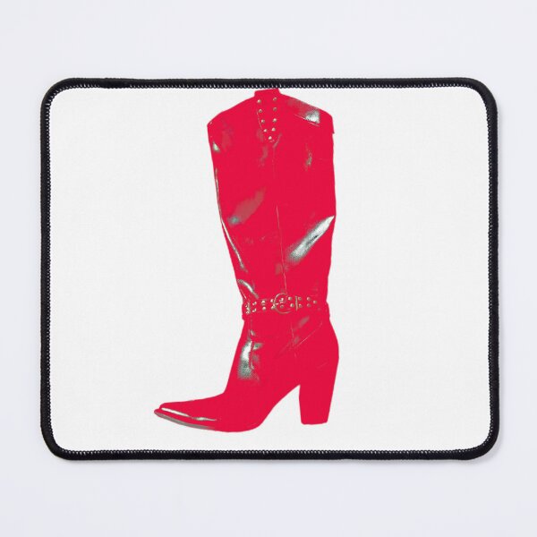 Item preview, Leather High-Heeled Boot - Red designed and sold by WigsByViv.