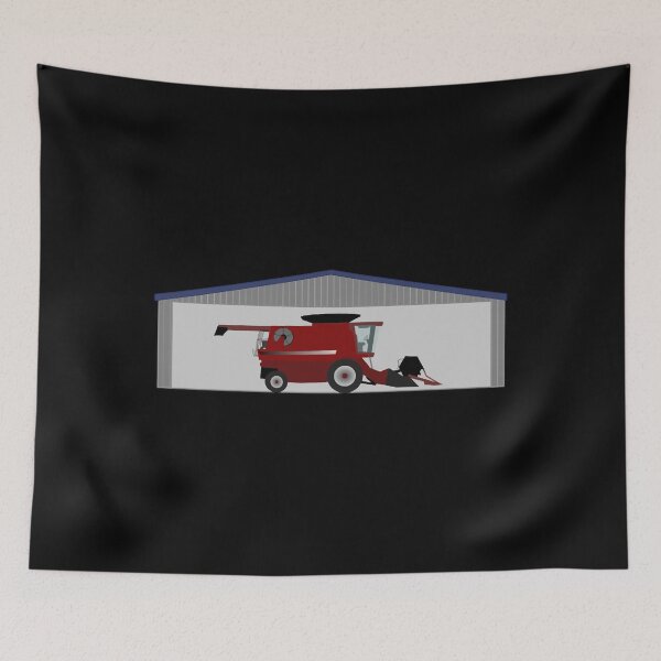 Item preview, Combine harvester in shed designed and sold by DaisyNaarah.