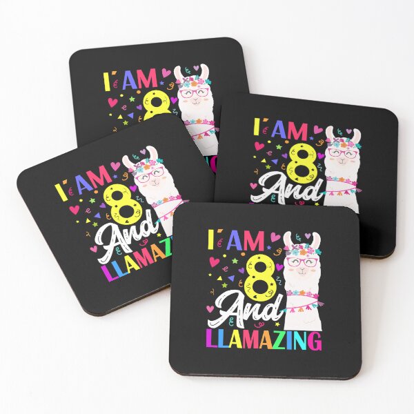 Item preview, I Am 8 Years Old And Llamazing Llama 8th Birthday designed and sold by SkylerKason.