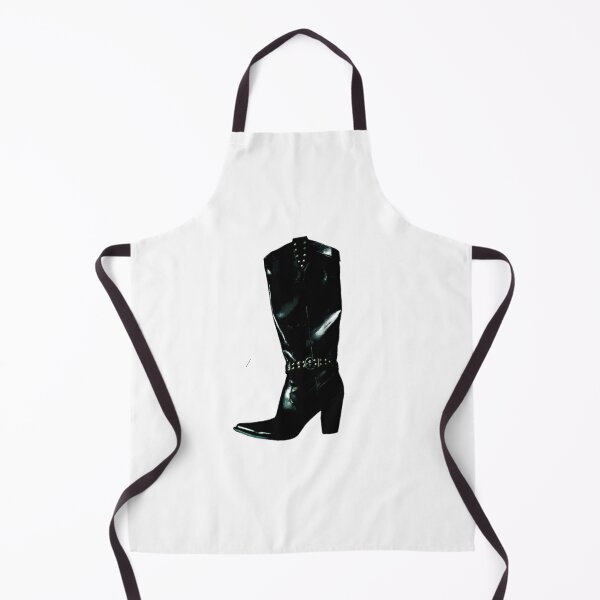 Item preview, Leather High-Heeled Boot - Black designed and sold by WigsByViv.