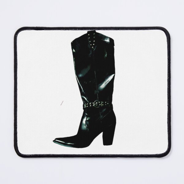 Item preview, Leather High-Heeled Boot - Black designed and sold by WigsByViv.