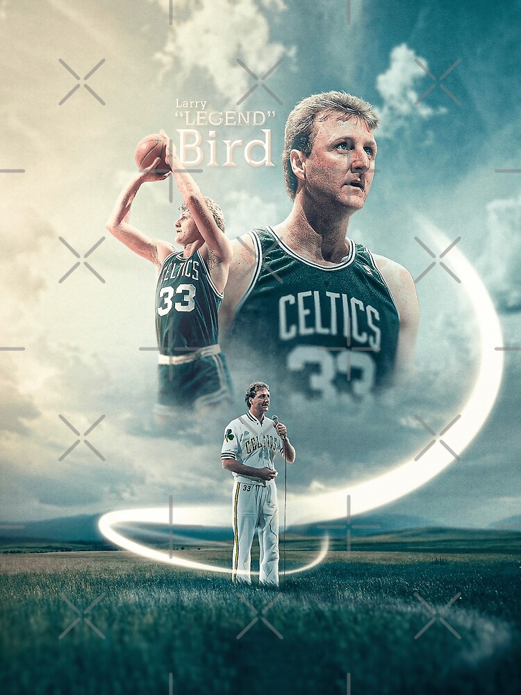 "Larry " Legend " Bird 33 Basketball" Poster for Sale by SandyLawalSL Redbubble