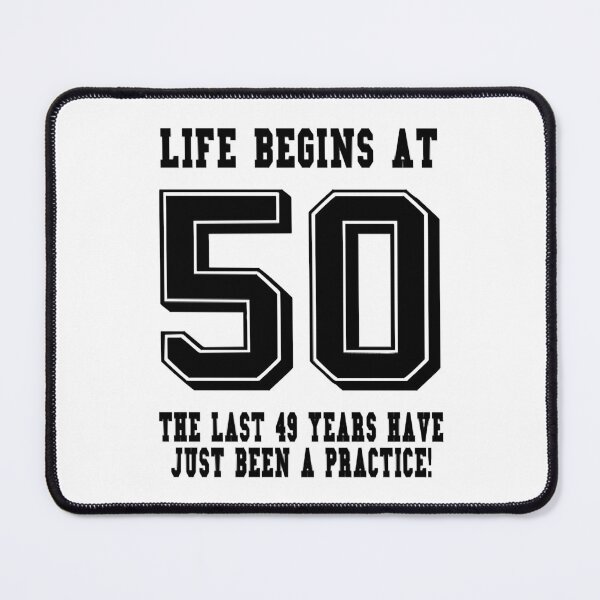 Item preview, Life Begins At 50... 50th Birthday designed and sold by DaisyNaarah.