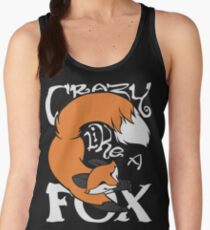Crazy Like A Fox (Orange) Women's Tank Top