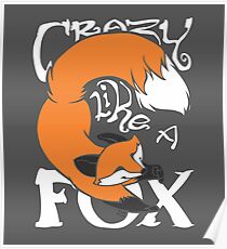 Póster Crazy Like A Fox (Orange)