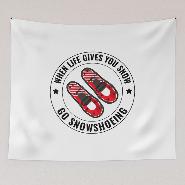 Item preview, Snowshoe Running Hiking Winter Snowshoeing Snow designed and sold by TastefulTees.