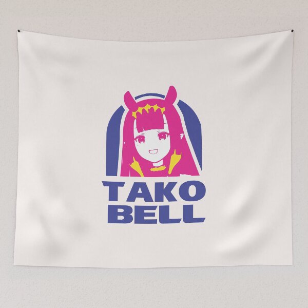 Item preview, Hololive EN Ina TAKO BELL Logo Parody  designed and sold by mandylimited.