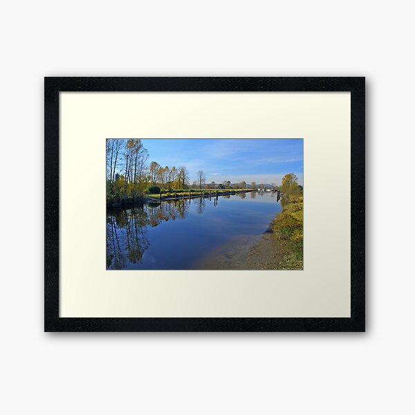 Pitt River Framed Art Print