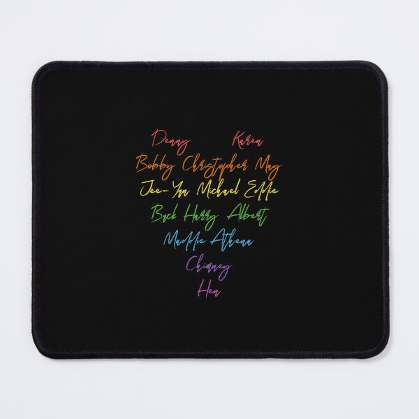 Item preview, 9-1-1 character heart (rainbow-black) designed and sold by nerdspride.