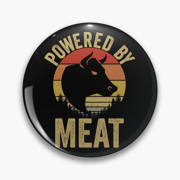 Item preview, Vintage Powered By Meat Carnivore Meat Eater Essential . designed and sold by nellumkzfoug.