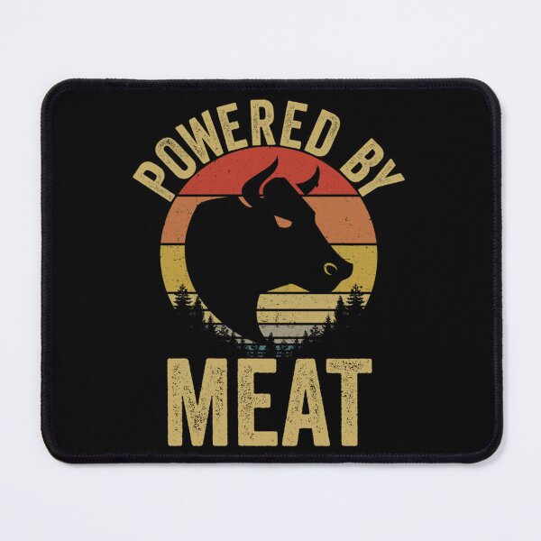 Item preview, Vintage Powered By Meat Carnivore Meat Eater Essential . designed and sold by nellumkzfoug.
