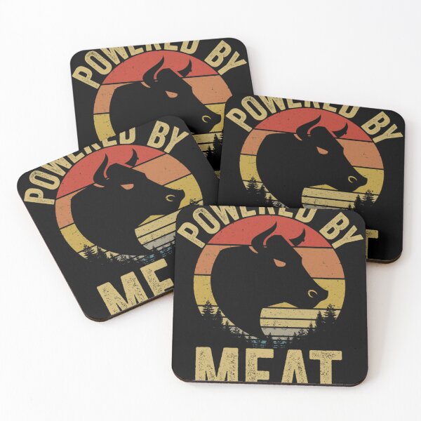 Item preview, Vintage Powered By Meat Carnivore Meat Eater Essential . designed and sold by nellumkzfoug.