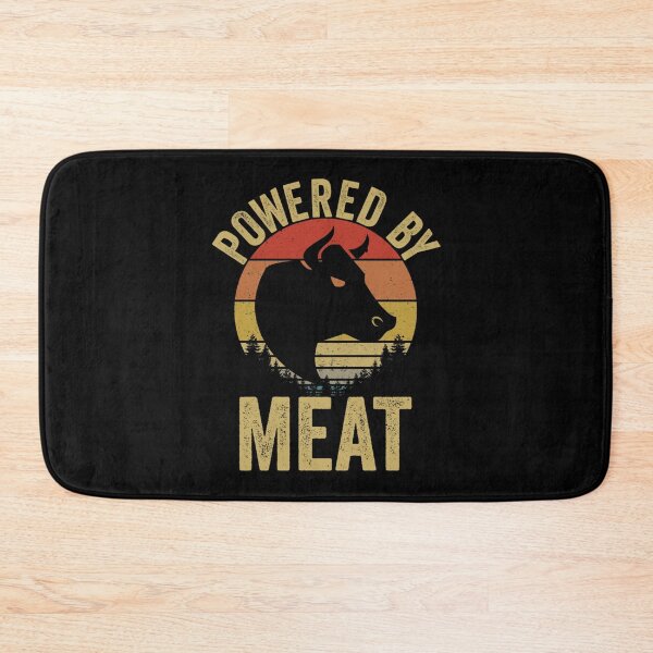 Item preview, Vintage Powered By Meat Carnivore Meat Eater Essential . designed and sold by nellumkzfoug.